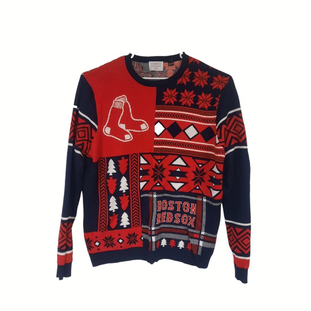 KLEW MLB Boston Red Sox Pullover Sweater